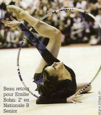 Emile Bohn dans le magazine 'Le Gymnaste' de Mars 2008